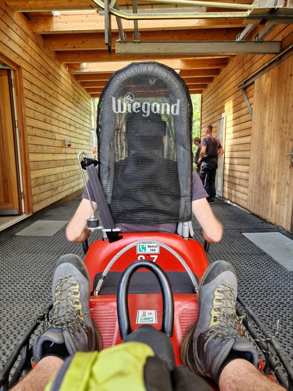 Die Sommerrodelbahn Alpin Coaster Osttiroler in der Nähe von Lienz in Osttirol